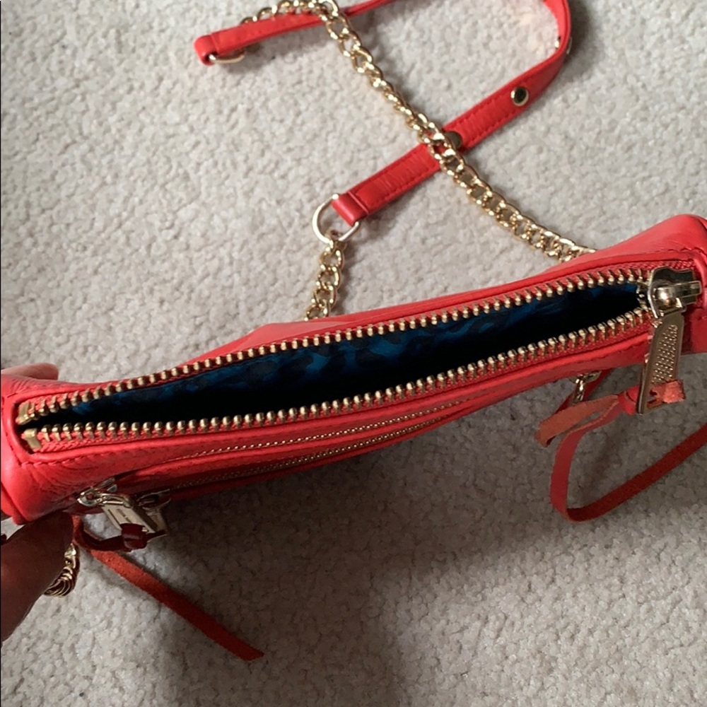 Rebecca Minkoff mini 5 zip crossbody red - Picture 5 of 6